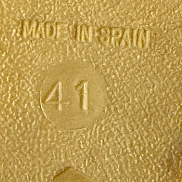 VIDORRETA WOMENS ESPADRILLE WEDGE MADE IN SPAIN WOVEN TEXTILE EU 41 US 10 USED - Picture 10 of 10